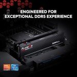 G.SKILL Flare X5 Series (AMD Expo & Intel XMP 3.0) DDR5 RAM 64GB (2x32GB) 6000MT/s CL36-36-36-96 1.35V Desktop Computer Memory U-DIMM - Matte Black (F5-6000J3636F32GX2-FX5)
