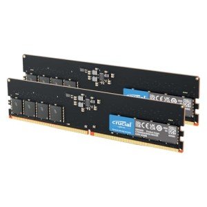 Crucial 64GB DDR5 RAM 5600MHz (or 5200MHz or 4800MHz) Desktop Memory Kit, UDIMM 288-Pin, Compatible with 13th Gen Intel Core and AMD Ryzen 7000 – CT2K32G56C46U5