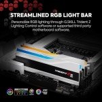 G.SKILL Trident Z5 RGB Series (Intel XMP 3.0) DDR5 RAM 32GB (2x16GB) 6000MT/s CL36-36-36-96 1.35V Desktop Computer Memory UDIMM - Matte White (F5-6000J3636F16GX2-TZ5RW)