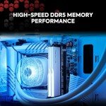 G.SKILL Ripjaws M5 RGB Series (Intel XMP 3.0) DDR5 RAM 32GB (2x16GB) 6000MT/s CL36-48-48-96 1.25V Desktop Computer Memory UDIMM - Matte White (F5-6000J3648D16GX2-RM5RW)
