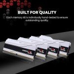 G.SKILL Trident Z5 Neo RGB Series (AMD Expo) DDR5 RAM 64GB (2x32GB) 6000MT/s CL30-36-36-96 1.40V Desktop Computer Memory UDIMM - Matte White (F5-6000J3036G32GX2-TZ5NRW)