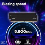 Crucial Pro 128GB Kit (2x64GB) DDR5 RAM, 5600MHz (or 5200MHz or 4800MHz) Desktop Gaming Memory UDIMM, Compatible with Latest Intel & AMD CPU CP2K64G56C46U5