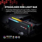 G.SKILL Ripjaws M5 RGB Series (Intel XMP 3.0) DDR5 RAM 32GB (2x16GB) 6000MT/s CL36-48-48-96 1.25V Desktop Computer Memory UDIMM - Matte White (F5-6000J3648D16GX2-RM5RW)