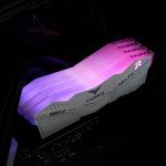 TEAMGROUP T-Force Delta RGB DDR5 Ram 64GB (2x32GB) 6000MHz CL38 Intel XMP 3.0 & AMD Expo Compatible Desktop Memory Module White FF4D564G6000HC38ADC01