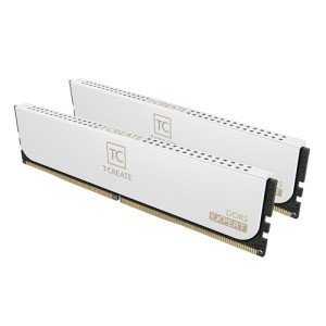 TEAMGROUP T-CREATE EXPERT Overclocking 10L CL34 DDR5 32GB Kit (2 x 16GB) 7200MHz (PC5-57600) Intel XMP 3.0 & AMD Expo Compatible A-DIE Desktop Memory Module Ram White - CTCWD532G7200HC34ADC01