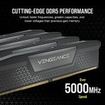CORSAIR VENGEANCE DDR5 RAM 32GB (2x16GB) 5600MHz CL40-40-40-77 1.25V Intel XMP Desktop Computer Memory - Black (CMK32GX5M2B5600C40)