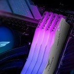 TEAMGROUP T-Force Delta RGB DDR5 Ram 32GB (2x16GB) 6000MHz PC5-48000 CL38 Intel XMP 3.0 & AMD Expo Compatible Desktop Memory Module Ram White FF4D532G6000HC38GDC01