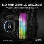 CORSAIR VENGEANCE RGB DDR5 32GB (2x16GB) DDR5 6000MHz CL36 AMD EXPO Intel XMP iCUE Compatible Computer Memory – Gray (CMH32GX5M2E6000Z36)