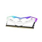 TEAMGROUP T-Force Delta RGB DDR5 Ram 32GB (2x16GB) 6000MHz PC5-48000 CL38 Intel XMP 3.0 & AMD Expo Compatible Desktop Memory Module Ram White FF4D532G6000HC38GDC01