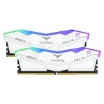 TEAMGROUP T-Force Delta RGB DDR5 Ram 32GB (2x16GB) 6000MHz PC5-48000 CL38 Intel XMP 3.0 & AMD Expo Compatible Desktop Memory Module Ram White FF4D532G6000HC38GDC01