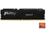 Kingston FURY Beast 32GB (2x16GB) 5600MT/s DDR5 CL36 Desktop Memory Kit of 2 | AMD EXPO | Plug N Play | KF556C36BBEK2-32