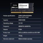 fanxiang SODIMM DDR5 4800MHz RAM 64GB Kit (2 x 32GB),CL40 1.1V SODIMM 262 Pin Laptop Memory Module Ram,Memory for Enhanced Gaming Performance and Smooth Multitasking
