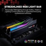 G.SKILL Trident Z5 RGB Series (Intel XMP 3.0) DDR5 RAM 32GB (2x16GB) 7200MT/s CL34-45-45-115 1.40V Desktop Computer Memory UDIMM - Matte Black (F5-7200J3445G16GX2-TZ5RK)