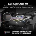 CORSAIR Dominator Titanium RGB DDR5 RAM 32GB (2x16GB) DDR5 6000MHz CL30 Intel XMP iCUE Compatible Computer Memory - Black (CMP32GX5M2B6000C30)