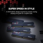 G.SKILL Ripjaws S5 Series (Intel XMP 3.0) DDR5 RAM 64GB (2x32GB) 5200MT/s CL40-40-40-83 1.10V Desktop Computer Memory UDIMM - Matte Black (F5-5200J4040A32GX2-RS5K)