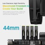 KLEVV CRAS V RGB DDR5 32GB (2x16GB) 6000MHz CL30 A-DIE 1.35V Gaming Desktop Ram Memory SK Hynix Chip XMP 3.0 / AMD Expo Ready - Black (KD5AGUA80-60A300G)