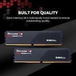 G.SKILL Ripjaws S5 Series (Intel XMP 3.0) DDR5 RAM 64GB (2x32GB) 5200MT/s CL40-40-40-83 1.10V Desktop Computer Memory UDIMM - Matte Black (F5-5200J4040A32GX2-RS5K)