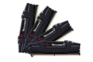 G.SKILL Ripjaws V Series (Intel XMP) DDR4 RAM 64GB (4x16GB) 3200MT/s CL16-18-18-38 1.35V Desktop Computer Memory UDIMM - Black (F4-3200C16Q-64GVK)