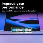 Crucial RAM 64GB Kit (2x32GB) DDR4 3200MHz CL22 (or 2933MHz or 2666MHz) Laptop Memory CT2K32G4SFD832A