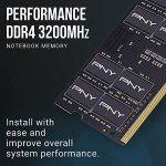 PNY Performance 32GB DDR4 DRAM 3200MHz (PC4-25600) CL22 1.2V Dual Rank Notebook/Laptop (SODIMM) Computer Memory Kit – MN32GSD43200-TB