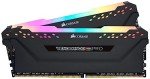 CORSAIR VENGEANCE RGB PRO DDR4 RAM 32GB (2x16GB) 3200MHz CL16-20-20-38 1.35V Intel AMD Desktop Computer Memory - Black (CMW16GX4M2C3200C16)