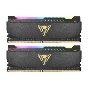 Patriot Viper Steel RGB DDR4 RAM 64GB (2X32GB) 3600MT/s CL18 1.35v UDIMM Desktop Gaming Memory Kit Compatible with XMP - PVSR464G360C8K