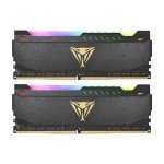 Patriot Viper Steel RGB DDR4 RAM 64GB (2X32GB) 3600MT/s CL18 1.35v UDIMM Desktop Gaming Memory Kit Compatible with XMP - PVSR464G360C8K