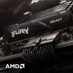 Kingston Fury Beast 64GB (2x32GB) 3200MT/s DDR4 CL16 Desktop Memory Kit of 2 KF432C16BBK2/64