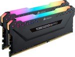 CORSAIR VENGEANCE RGB PRO DDR4 RAM 32GB (2x16GB) 3600MHz CL18-22-22-42 1.35V Intel AMD Desktop Computer Memory - Black (CMW32GX4M2Z3600C18)