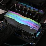 TEAMGROUP T-Force Delta RGB DDR4 32GB (2x16GB) 3600MHz (PC4-28800) CL18 Desktop Gaming Memory Module Ram TF4D432G3600HC18JDC01 - White