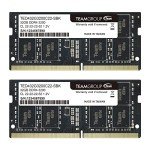 TEAMGROUP Elite DDR4 64GB Kit (2 x 32GB) 3200MHz PC4-25600 CL22 (2933MHz or 2666MHz) Unbuffered Non-ECC 1.2V SODIMM 260-Pin Laptop Notebook PC Computer Memory Module Ram Upgrade - TED464G3200C22DC-S01