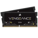 Corsair Vengeance Performance SODIMM 64GB (2x32GB) DDR4 3200MHz CL22 Unbuffered for AMD Ryzen 4000 Series Notebooks Memory - Black