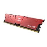 TEAMGROUP T-Force Vulcan Z DDR4 32GB Kit (2x16GB) 3200MHz (PC4-25600) CL16 Desktop Memory Module Ram (Red) - TLZRD432G3200HC16FDC01