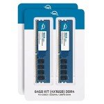 OWC 64GB (4x16GB) DDR4 3200MHz PC4-25600 CL22 1RX8 Non-ECC UDIMM 1.2V 288-pin Desktop Memory RAM Upgrade for PC