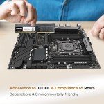 【DDR4 RAM】 GIGASTONE 64GB Kit (4x16GB) DDR4 2666MHz (2400MHz or 2133MHz) PC4-21300 (PC4-19200/17000) CL19 1.2V UDIMM 288 Pin Unbuffered Non ECC High Performance PC Desktop Memory Upgrade