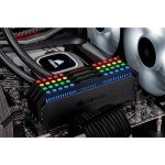 Corsair Dominator Platinum RGB 32GB (2x16GB) DDR4 4000MHz C18 AMD Optimized Desktop Memory (12 Ultra-Bright CAPELLIX RGB LEDs, Patented Dual-Channel DHX Cooling Technology, XMP 2.0 Support) Black