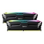 Lexar 32GB (2x16GB) ARES RGB DDR4 RAM 3600MT/s CL18 1.35V Desktop Memory, Compatible with Intel XMP 2.0 and AMD Ryzen, Black (LD4BU016G-R3600GDLA)