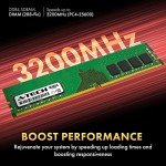A-Tech 128GB (4x32GB) DDR4 3200 MHz UDIMM PC4-25600 (PC4-3200AA) CL22 DIMM 2Rx8 Non-ECC Desktop RAM Memory Modules