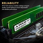 A-Tech 128GB (4x32GB) DDR4 3200 MHz UDIMM PC4-25600 (PC4-3200AA) CL22 DIMM 2Rx8 Non-ECC Desktop RAM Memory Modules