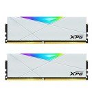 XPG DDR4 D50 RGB 32GB (2x16GB) 3200MHz PC4-25600 U-DIMM 288-Pins Desktop Memory CL16 Kit White (AX4U320016G16A-DW50)