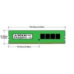 A-Tech 128GB (4x32GB) DDR4 3200 MHz UDIMM PC4-25600 (PC4-3200AA) CL22 DIMM 2Rx8 Non-ECC Desktop RAM Memory Modules