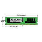A-Tech 64GB Kit (2x32GB) DDR4 2400MHz PC4-19200 ECC RDIMM 2Rx4 Dual Rank 1.2V ECC Registered DIMM 288-Pin Server & Workstation RAM Memory Upgrade Modules (A-Tech Enterprise Series)