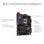 ASUS ROG Strix X670E-E Gaming Socket AM5(LGA 1718) Ryzen 7000 ATX Motherboard(18+2 Power Stages,PCIe® 5.0, DDR,4xM.2 Slots,USB 3.2 Gen 2x2, WiFi 6E,PCIe Slot Q-Release, M.2 Q-Latch)