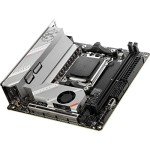MSI MPG B650I Edge WiFi Gaming Motherboard (AMD Ryzen 9000/8000/7000 Series Processors, AM5, DDR5, PCIe 4.0, M.2, SATA 6Gb/s, USB 3.2 Gen 2, HDMI, Wi-Fi 6E, Bluetooth 5.3, 2.5Gbps LAN, Mini-ITX)
