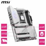 MSI MPG X870E Edge TI WiFi Motherboard, ATX - Supports AMD Ryzen 9000/8000 / 7000 Processors, AM5-80A SPS VRM, DDR5 Memory Boost 8400+MT/s (OC), PCIe 5.0 x16, M.2 Gen5, Wi-Fi 7, 5G LAN