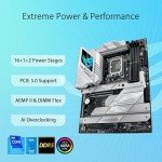 ASUS ROG Strix Z790-A Gaming WiFi II (WiFI 7) LGA 1700(Intel 14th & 13th & 12th Gen) ATX gaming motherboard(DDR5,5X M.2 slots,PCIe 5.0 x16,front-panel USB connector with PD 3.0 up to 30W)