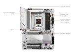 GIGABYTE B650 AORUS Elite AX ICE (AM5/ LGA 1718/ AMD/ B650/ ATX/ 5-Year Warranty/ DDR5/ Triple M.2/ PCIe 5.0/ USB 3.2 Gen2X2 Type-C/WiFi 6E/ 2.5GbE LAN/Snow White/EZ-Latch/Motherboard)
