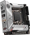 MSI MPG Z790I Edge WiFi Gaming Motherboard (Supports 12th/13th/14th Gen Intel Processors, LGA 1700, DDR5, PCIe 5.0, M.2, 2.5Gbps LAN, USB 3.2 Gen2, Wi-Fi 6E, Bluetooth 5.3, Mini-ITX)