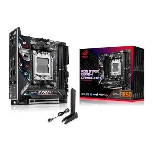 ASUS ROG Strix B850-I Gaming WiFi AMD AM5 B850 Mini-ITX mITX Motherboard 10+2+1 Stages, DDR5, 2.5G LAN, WiFi 7, 2X M.2, PCIe® 5.0 x16, USB 20Gbps Type-C®, AI Overclocking, AI Networking II, Aura Sync