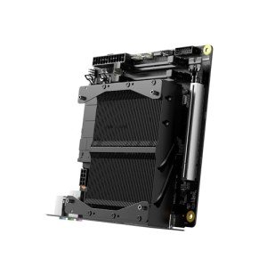 MINISFORUM Motherboard BD795i SE Mini ITX NAS Motherboard, AMD Ryzen 9 7945HX, 16 C/32 T,PCIe 5.0 x16 Slot, Dual PCIe4.0 M.2 Support, DDR5,8K Triple Output(HDMI/DP/USB-C), RJ45 2.5G, USB 3.2